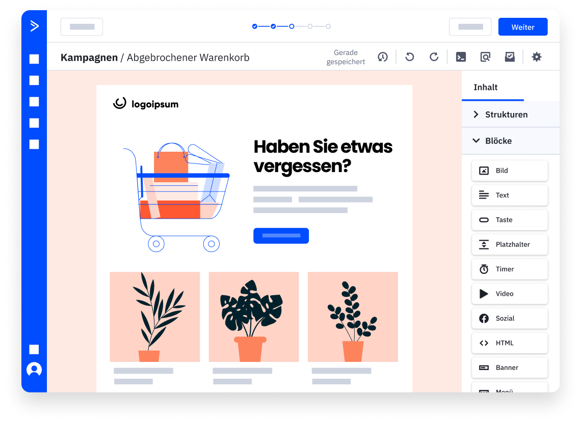 Email designer ecomm DE