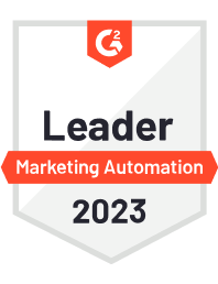 Marketing Automation Leader Summer 2023 G2 Badge